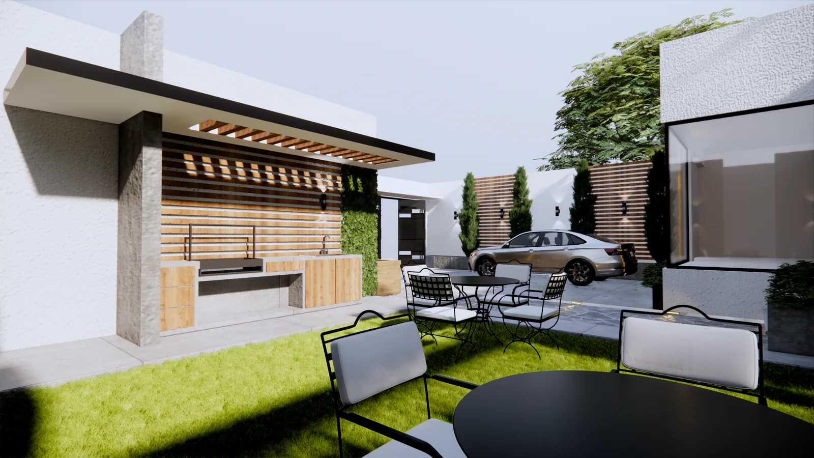 Área exterior del Proyecto Verónica en Ciudad de México