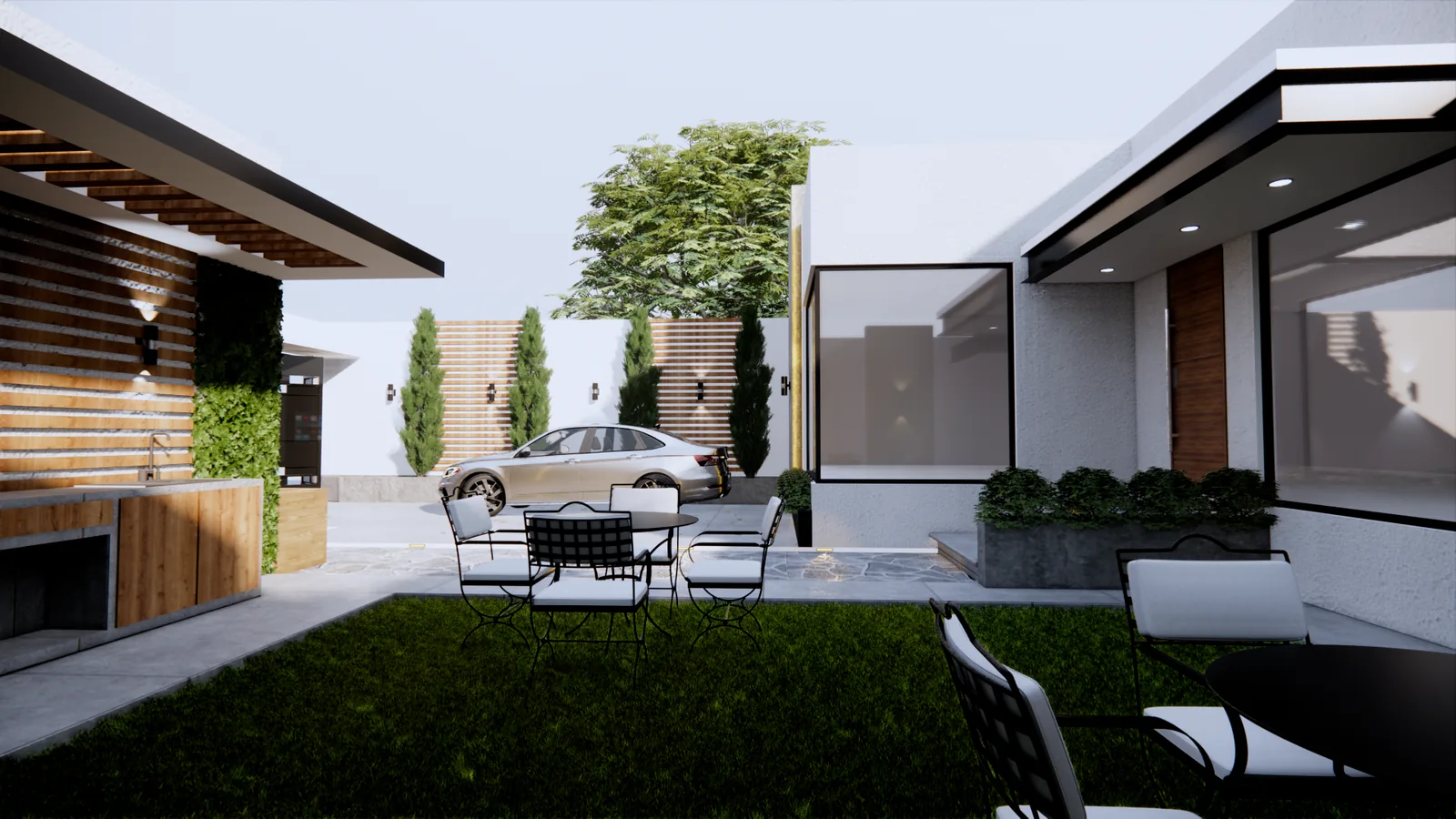 Terraza del Proyecto Verónica en Ciudad de México
