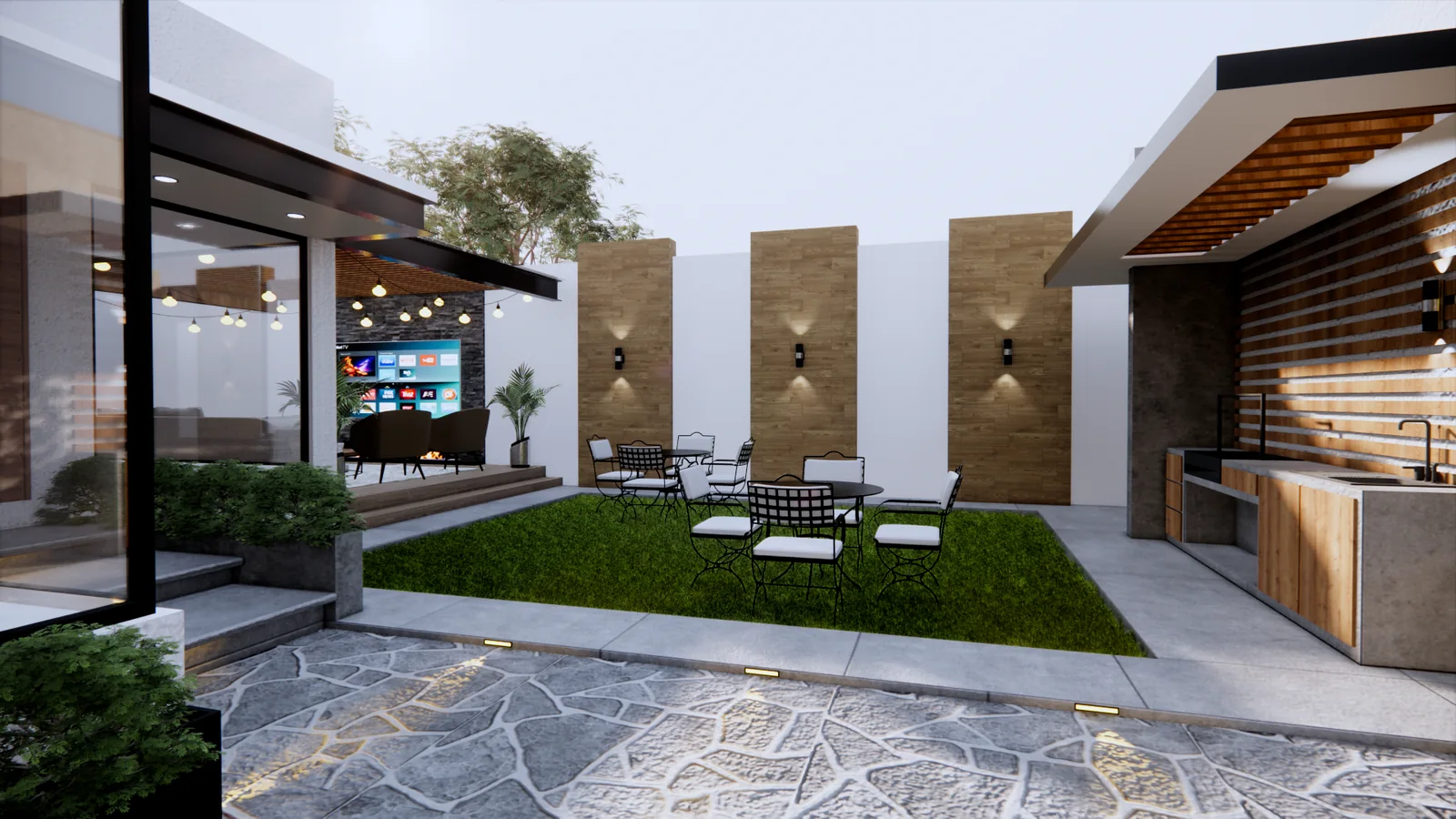 Patio del Proyecto Verónica en Ciudad de México